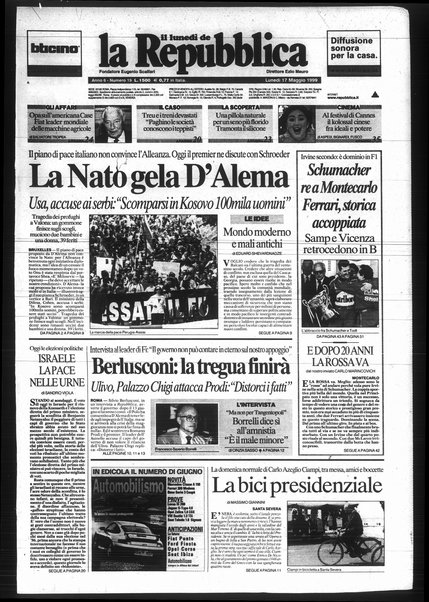 Il lunedì de La repubblica